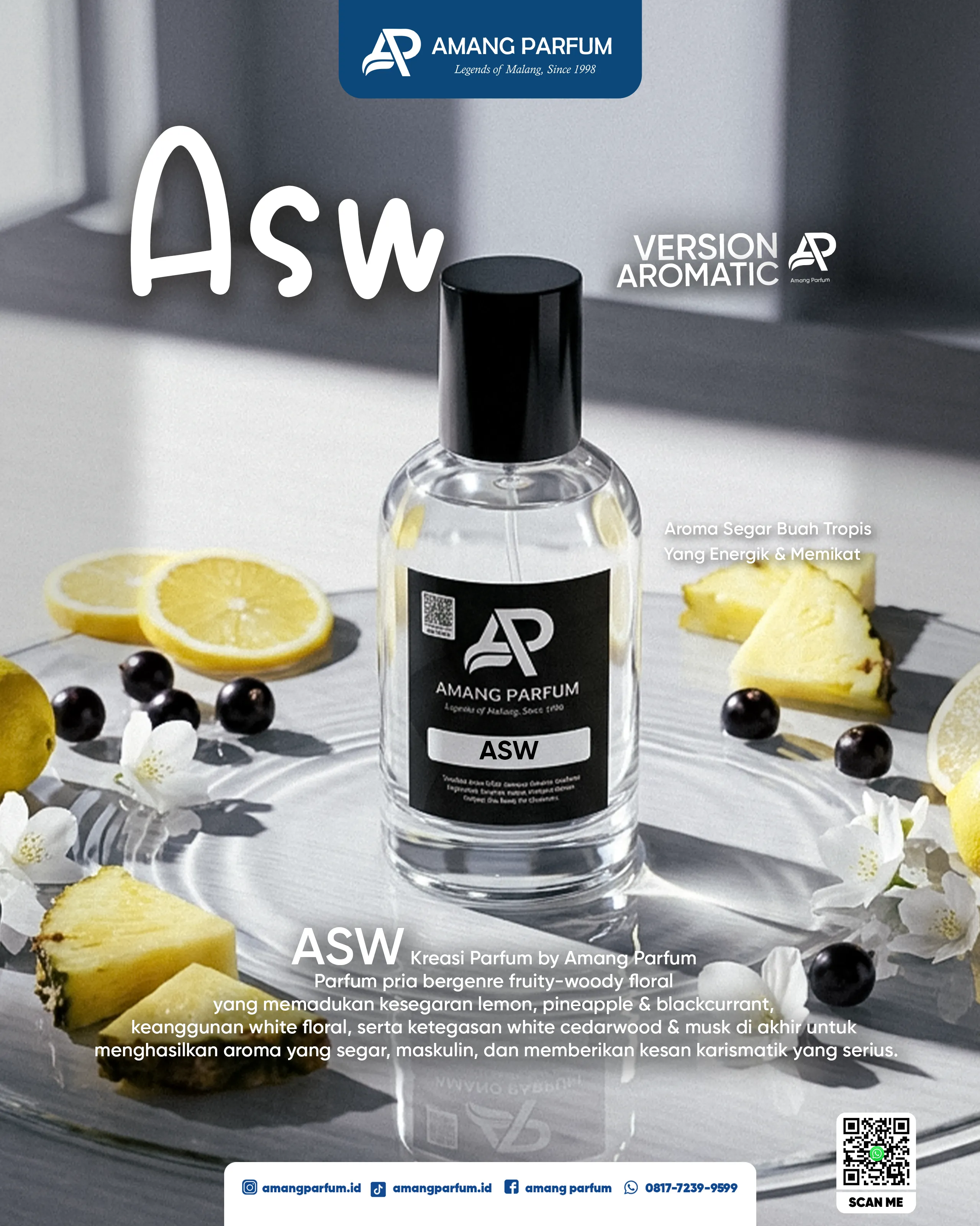 Koleksi parfum pria Amang Parfum ASW