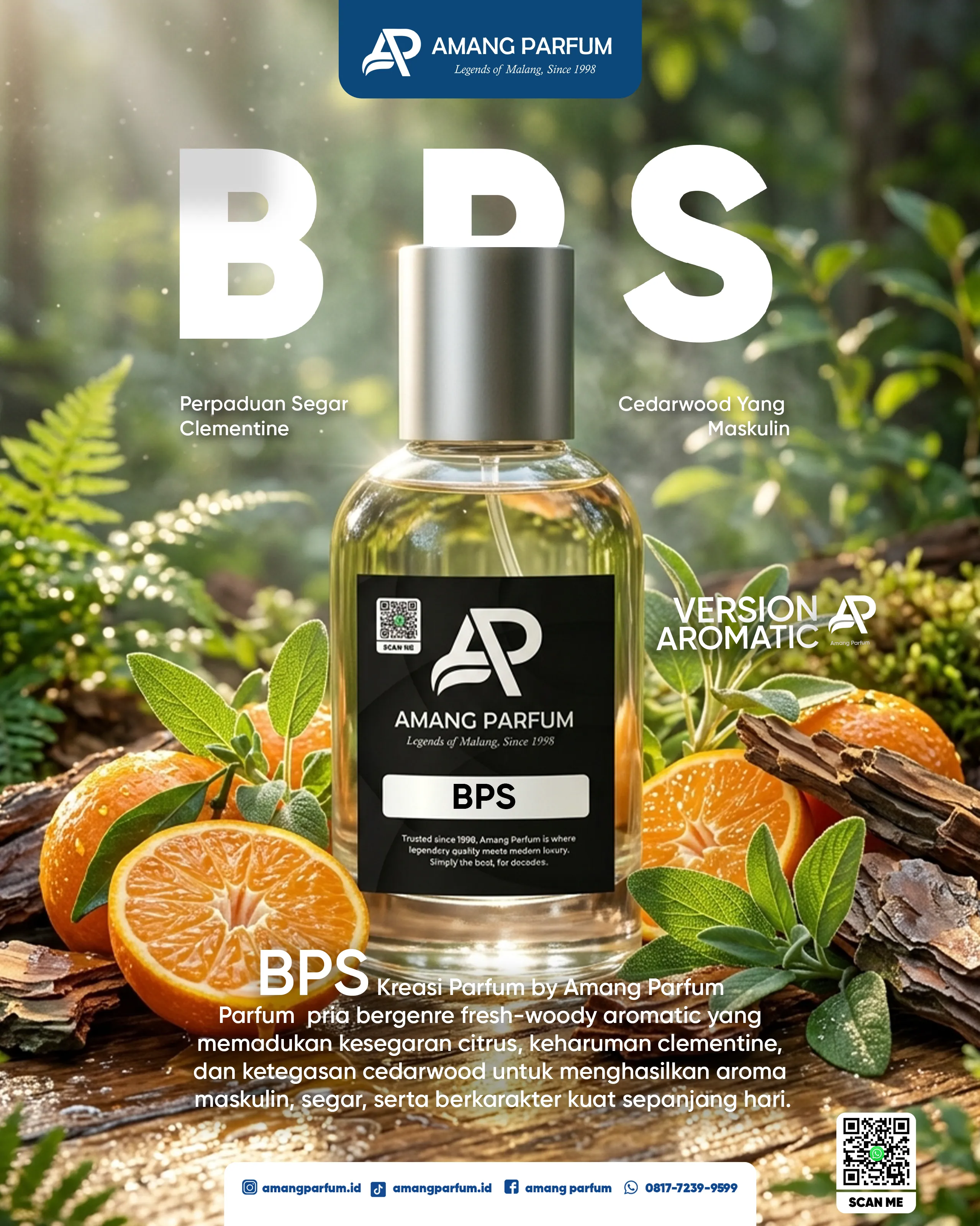 Koleksi parfum pria Amang Parfum BPS
