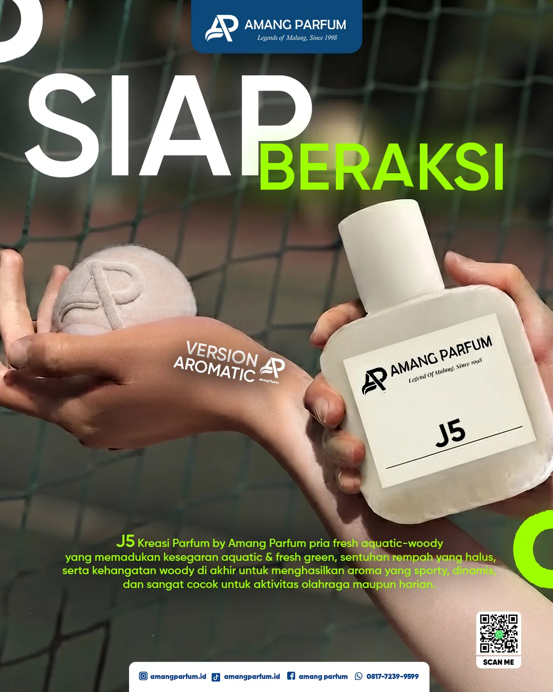 Koleksi parfum unisex Amang Parfum J5