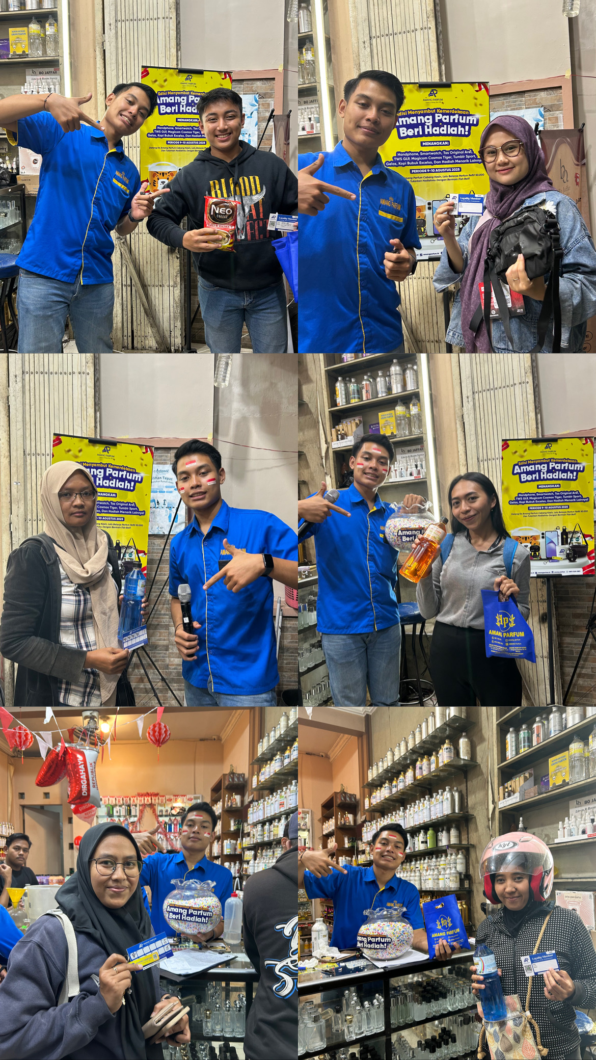 Foto aktivitas di outlet Amang Parfum 3