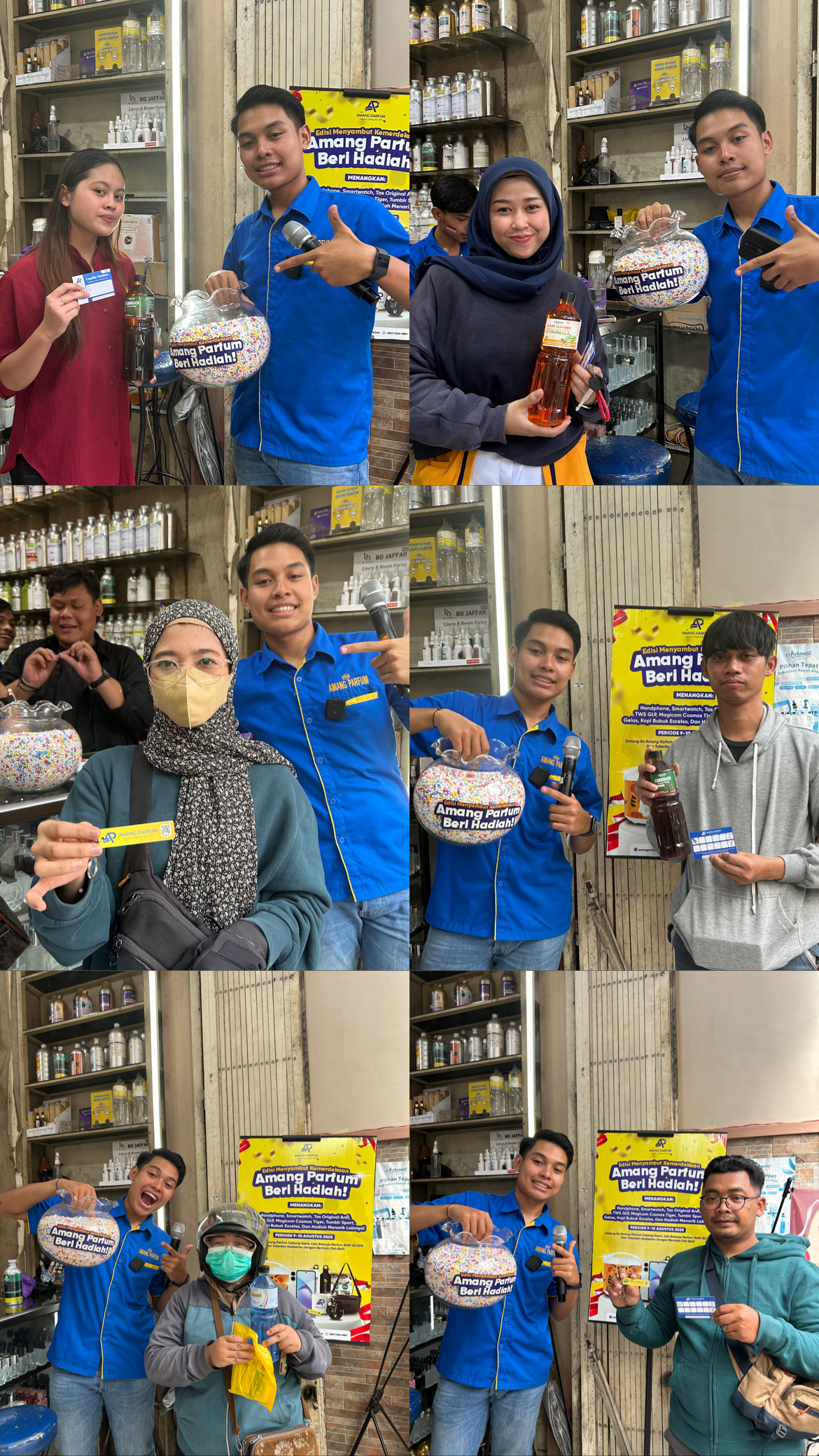 Foto aktivitas di outlet Amang Parfum 4